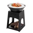 Kerti grillsütő tárolóval