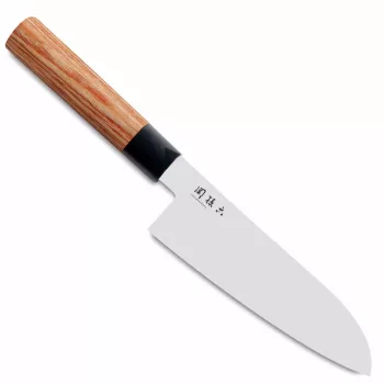   KAI Seki Magoroku Red Wood Santoku szakácskés 17cm (MGR-0170S)