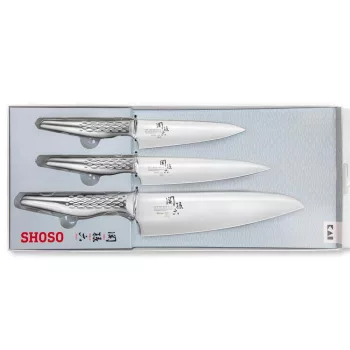   KAI Seki Magoroku Shoso 3 darabos késkészlet (AB-5163 + AB-5161 + AB-5158) (51S-300)