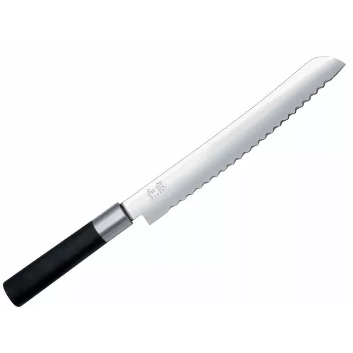 KAI Wasabi Black kenyérvágó kés 23cm (6723B)