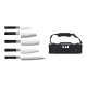 KAI Wasabi Black 5 darabos szakácskés készlet (6710P + 6715D + 6716N + 6716S & 6721Y) (DM-0781JP67)