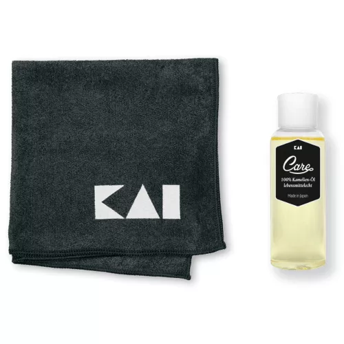 KAI Kés ápoló szett (Kamillaolaj + kendő) (425390000)