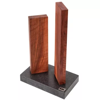   KAI Stonehenge késtartó diófából, gránit talppal (2 oszlop) (STH-4.3)