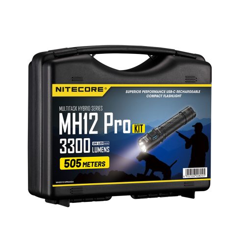 Nitecore Vadászlámpa Szett MH12 PRO (+1x 21700) UHi 40 LED (3300 lumen)