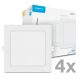 Modee LED Panel Négyzet - Beépíthető P-series 12W 6000K (1320 lumen) P4 ERP