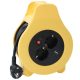 Technik Professional Kábeldob 2 utas 10m +1 x USB-A +1 x USB-C 1,5mm2 16A