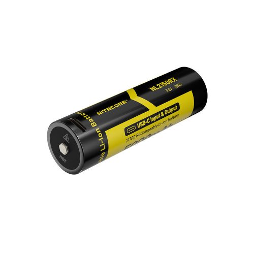Nitecore Kellék Akkumulátor 21700 NL2150RX USB-C kétirányú 5000mAh 3,6V B1