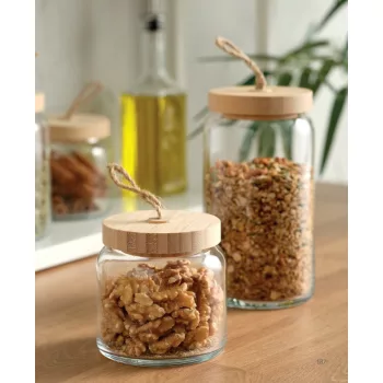 Tároló üveg bambusz tetővel Woody 860ml 43583/1113282