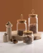Tároló üveg bambusz tetővel Woody 860ml 43583/1113282