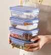 Ételtároló üveg műanyag tetővel 640ml 530176 /1118900