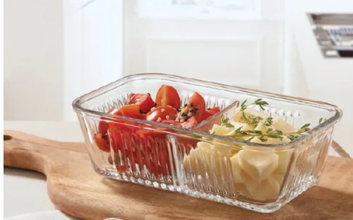 Kínáló tál osztott üveg 480ml 53718/1205632