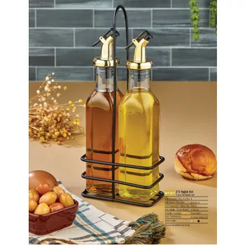 Olaj ecet kiöntő szett üveg 250ml  S-114-1