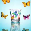 Pohár vizes Nadia Farfalle multicolor 3db 250ml M99640