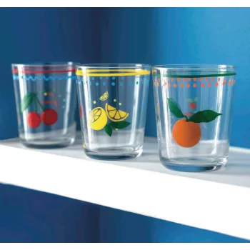 Pohár vizes Velo Fruit 3db 315ml M106550