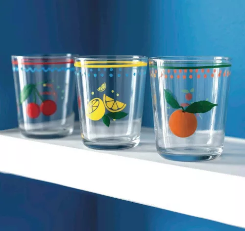Pohár vizes Velo Fruit 3db 315ml M106550