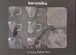 Kávéscsésze készlet kerámia metál zöld 2572 AKCIÓ
