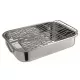 Tepsi grillráccsal rozsdamentes 35cm Happy Cooking RS-1261