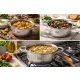 Lábas Inox üveg fedővel 5,8L Happy Cooking RS-1135