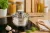 Lábas nyeles Inox 2,2L üveg fedővel Happy Cooking RS-1138