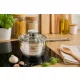 Lábas nyeles Inox 2,2L üveg fedővel Happy Cooking RS-1138
