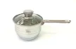 Lábas nyeles Inox 2,2L üveg fedővel Happy Cooking RS-1138
