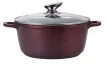Lábas márvány bevonat 2,2L üveg fedővel Happy Cooking RS-1197
