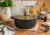 Lábas márvány bevonat 6L üveg fedővel Happy Cooking RS-1199