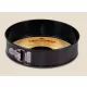 Tortaforma kör alakú csatos 26cm texturált aljjal tapadásmentes fekete 990-104