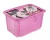 Tárolódoboz tetővel 45L Minnie Mouse pink áttetsző