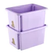 Tárolódoboz tetővel  15L Kapibara lila 1224052533700