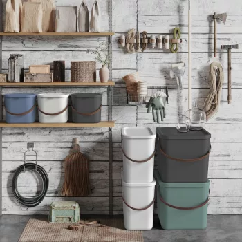 Tároló tetővel 25L Albula cappuccino 1050007422 AKCIÓ