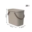 Tároló tetővel 25L Albula cappuccino 1050007422 AKCIÓ