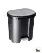 Szemetes 2x10L 39x32x40,5cm Duo fekete 1760108080