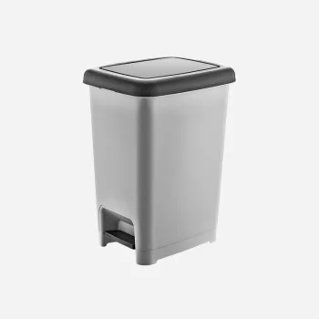 Szemetes pedálos 10L Slim 01041