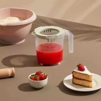Habverő tál fröccsenésgátló tetővel 1,6L 10201