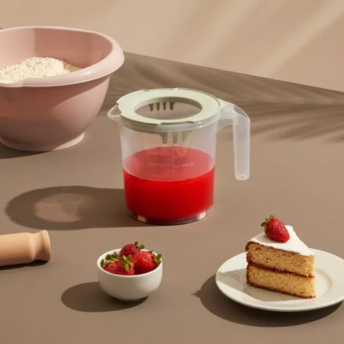 Habverő tál fröccsenésgátló tetővel 1,6L 10201