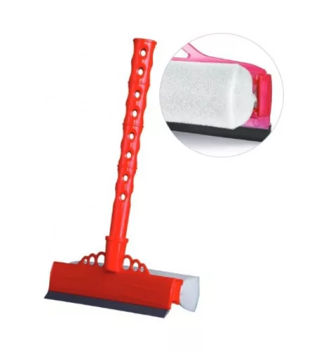 Ablaktisztító lehúzó fej gumiéllel szivaccsal nyeles 22cm ZP-168