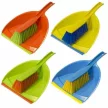 Szemeteslapát gumiéllel kefével Happy Cleaning RS-1148