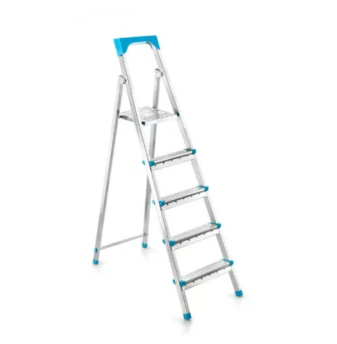 Létra fém 4+1 lépcsős 11004