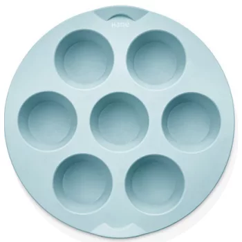 Szilikon sütőforma kerek muffin 7db 30007