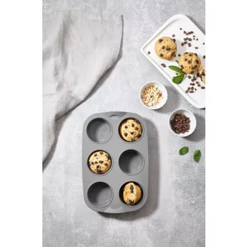 Szilikon sütőforma muffin 6db 30008