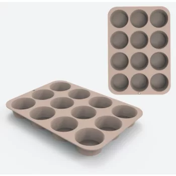 Szilikon sütőforma muffin 12db 20x30,5x3cm 30009