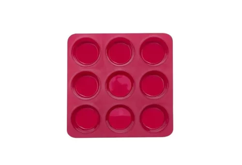 Szilikon sütőforma tart 9db 30016