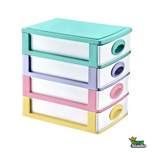 Fiókos tároló 4 szintes DW-115