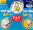 Mop fej fehér+sárga Happy Cleaning RS-1125
