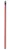 Felmosó nyél fém piros 130cm Happy Cleaning RS-1174
