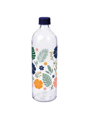 Kulacs üveg 750ml dekoros 111660-007
