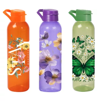 Kulacs 750ml virág-pillangó mintával 161818-312