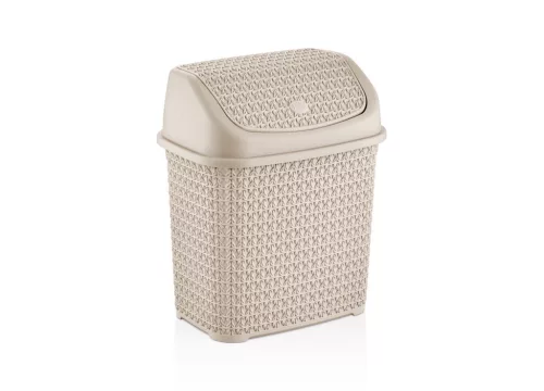 Szemetes billenős 4,5L kötött mintás 8102