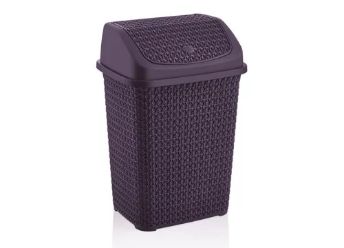 Szemetes billenős 16L kötött mintás 8164